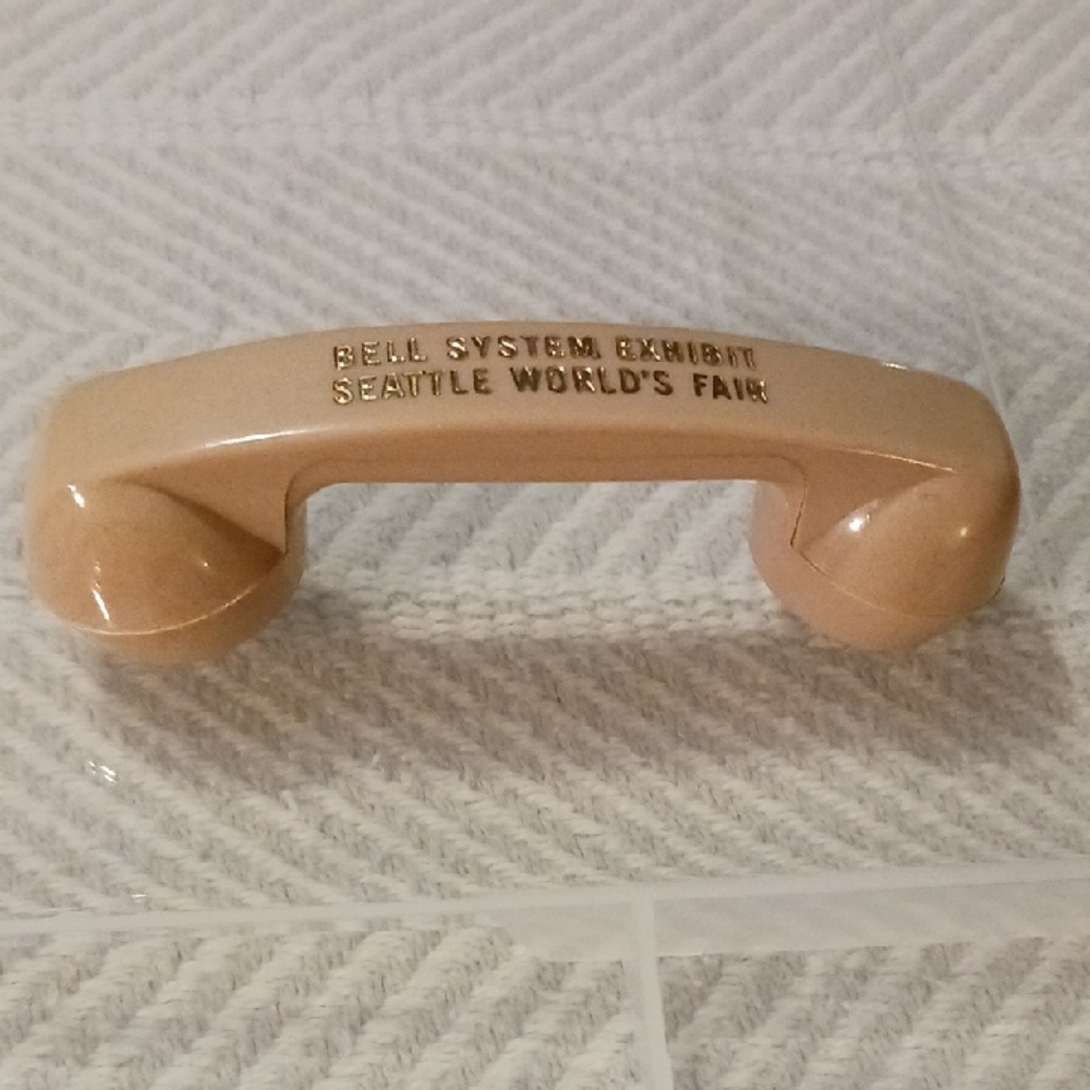 Vintage Tan Telephone Handset